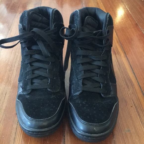 nike wedge sneakers dunk sky high